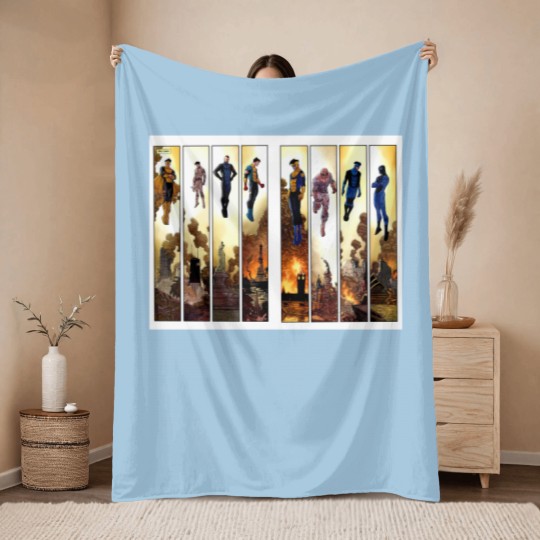 Discover Invincible Variant - Invincible - Throw Blankets