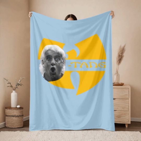 Discover Wooo-Tang Rick Flair WOO Funny Parody Throw Blankets