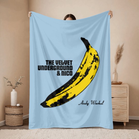 Discover The Velvet Underground _amp_ Nico, LARGE Print Throw Blankets