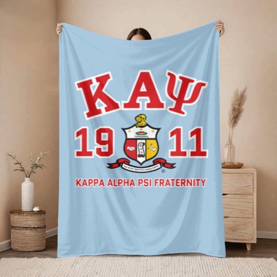 Discover Kappas Alpha Psi Apparel Kappas Alpha Psi Fraternity Throw Blankets