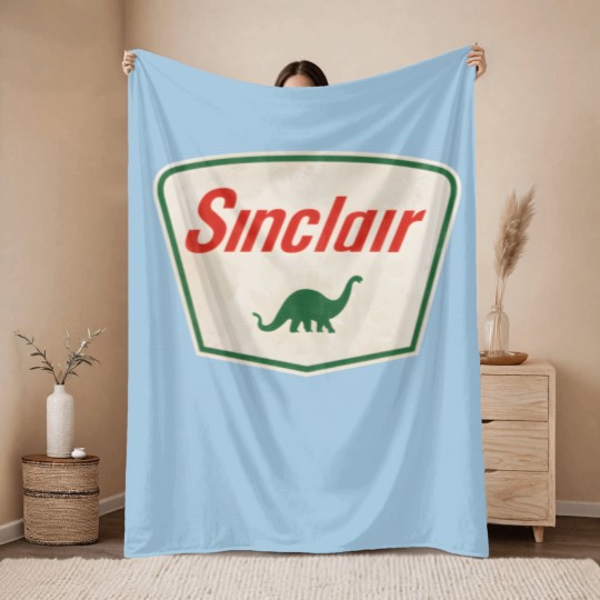 Discover Sinclair Oil vintage logo Throw Blankets