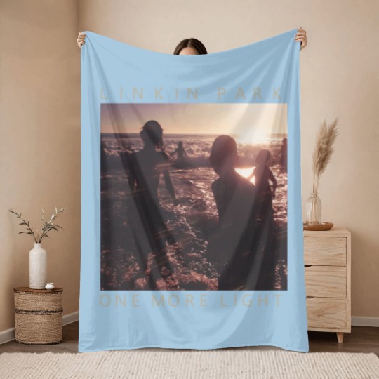 Discover Linkin Park One More Light Black Throw Blankets