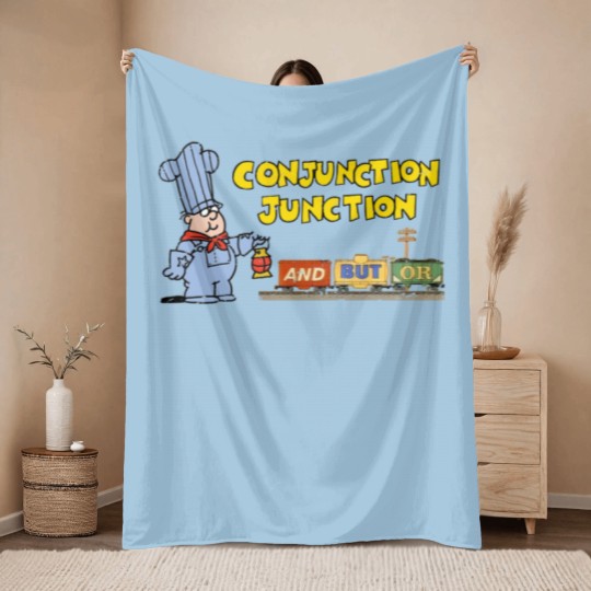 Discover Schoolhouse Rock Conjunction Junction - Conjunction Junction - Throw Blankets