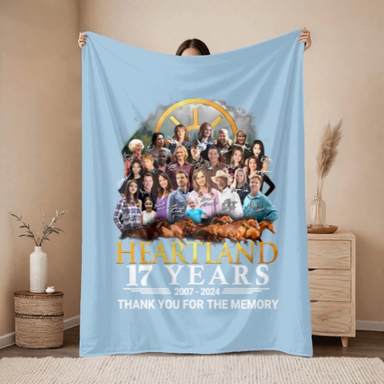 Discover Heartland 17th Anniversary Throw Blankets, Heartland Thank For Memories Throw Blankets, Classic Movie Throw Blankets