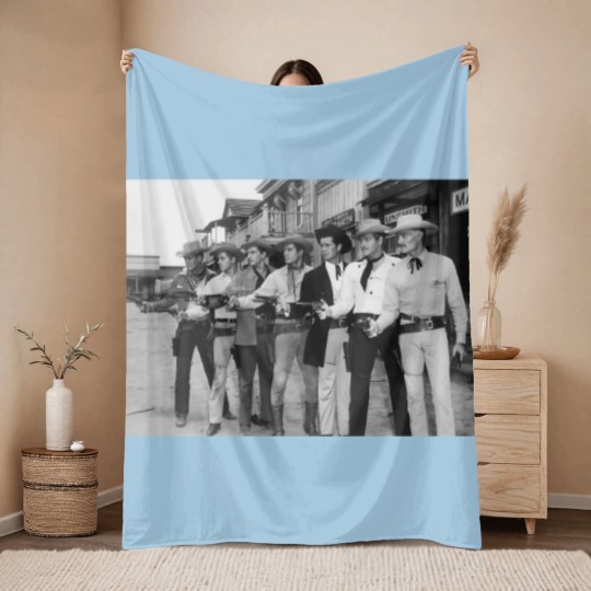 Discover 1950s western tv shows Classic Throw Blankets