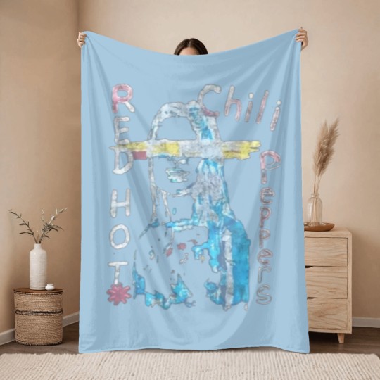 Discover Red Hot Chili Peppers, Vintage Band Throw Blankets, Red Hot Chili Peppers Concert Throw Blankets