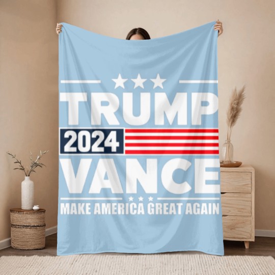Discover Trump Vance 2024 Merchandise - Trump Vance - Throw Blankets