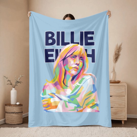 Discover Billie Ellish Throw Blankets