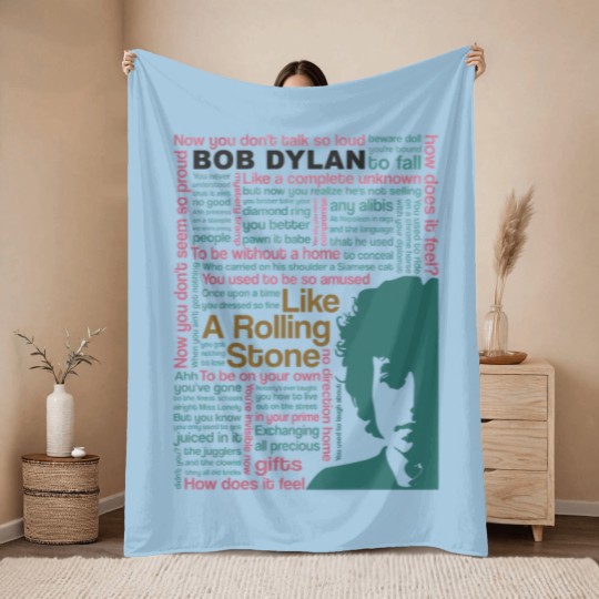 Discover Bob Dylan Like A Rolling Stone Throw Blankets