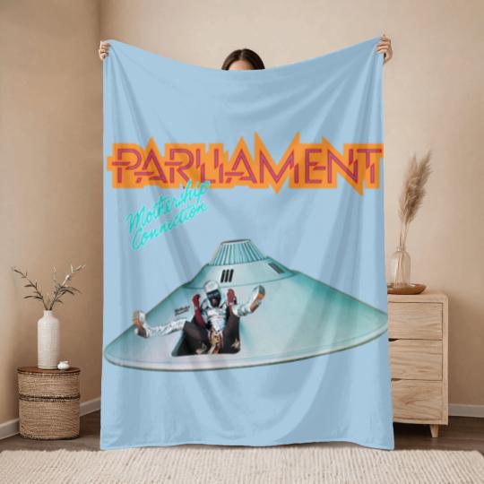 Discover PARLIAMENT FUNKADELIC MOTHERSHIP CONNECTION George Clinton Throw Blankets