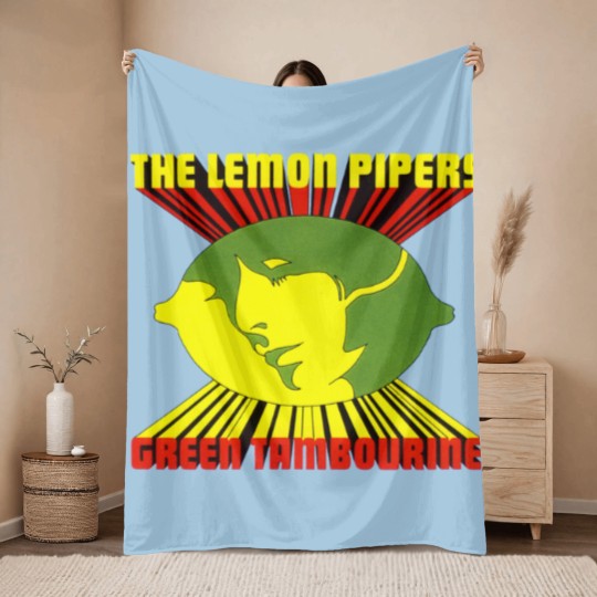 Discover Green Tambourine Throw Blankets