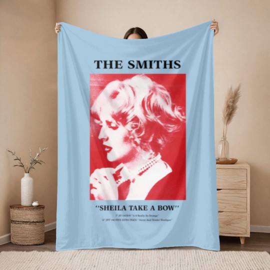 Discover The Smiths Sheila Take A Bow Throw Blankets Vintage Retro
