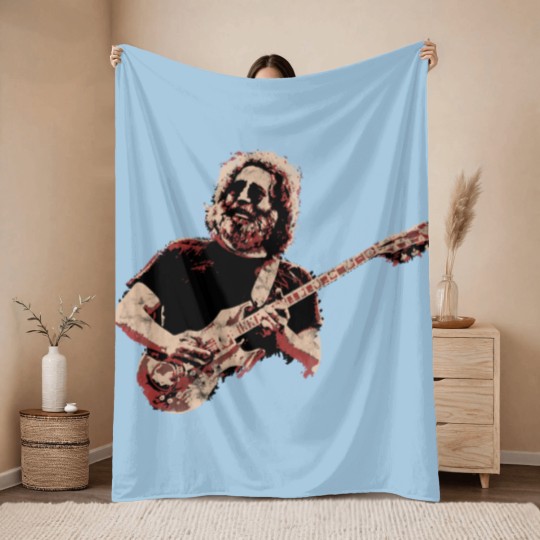 Discover Jerry Garcia Live Throw Blankets