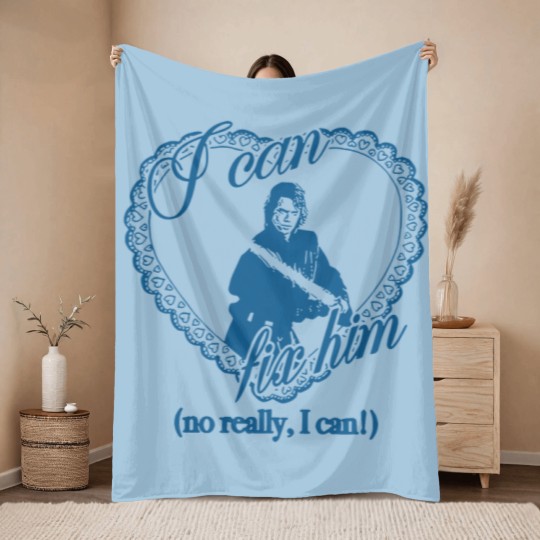Discover I Can Fix Him (No Really I Can) Anakin Throw Blankets, Skywalker Throw Blankets