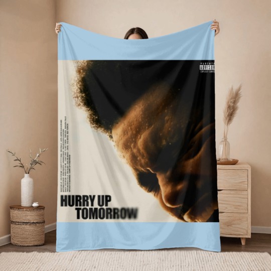 Discover Top Weeknds Hurry Up Tomorrow 2025 Throw Blankets,gift for fans