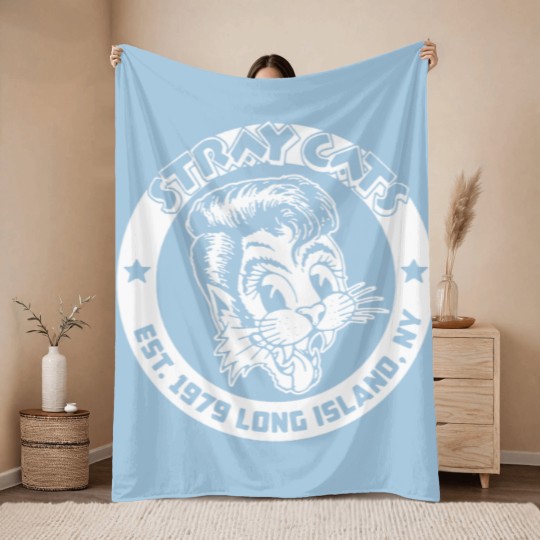 Discover Stray Cats Unisex Throw Blankets: Est 1979
