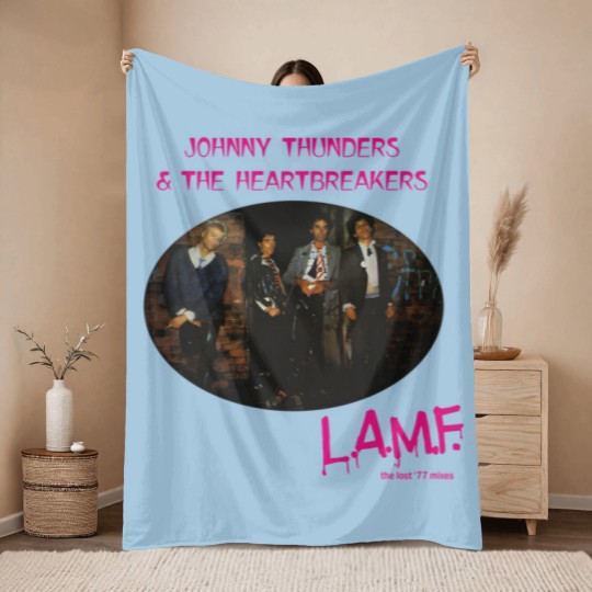 Discover Johnny Thunders L.A.M.F Throw Blankets