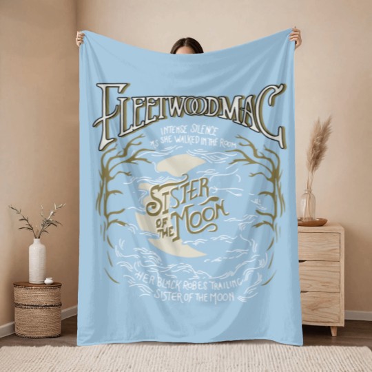 Discover Vintage Fleetwood Mac Throw Blankets, Sisters Of The Moon Throw Blankets, Fleetwood Mac Throw Blankets