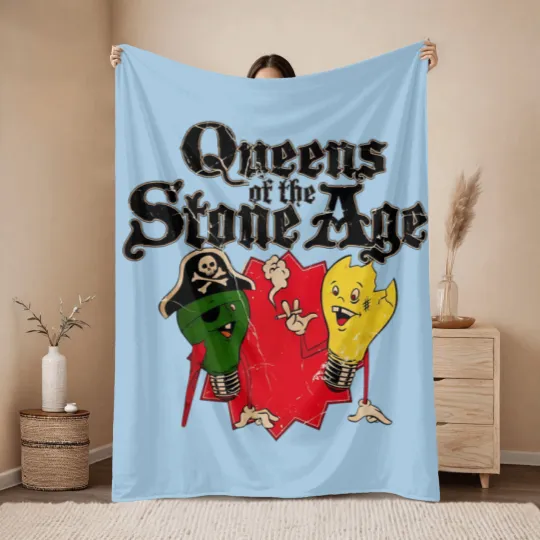 Discover Queens Of The Stone Age Throw Blankets, Queens Of The Stone Age Band Throw Blankets