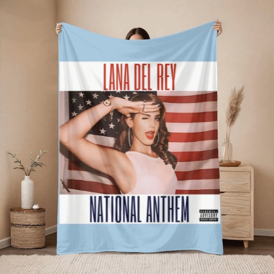 Discover National Anthem Lana Del Rey Throw Blankets Unisex