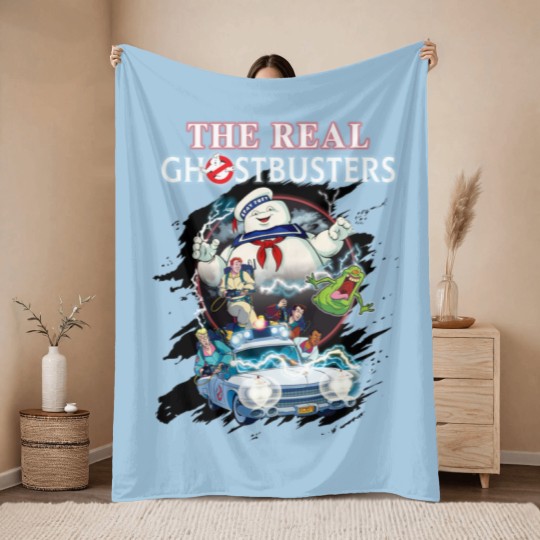 Discover Ghostbusters 80s Vintage  Throw Blankets, Ghostbusters Throw Blankets, For Halloween Throw Blankets, Halloween Throw Blankets, For Ghostbusters Throw Blankets 2023