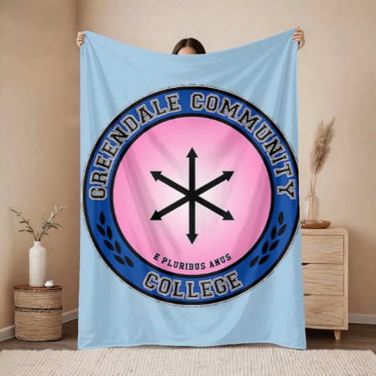 Discover Greendale Community College Throw Blankets