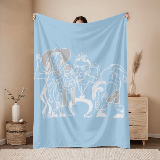 Discover Vintage Red Hot Chili Peppers Throw Blankets 1990  The New Yorker Design