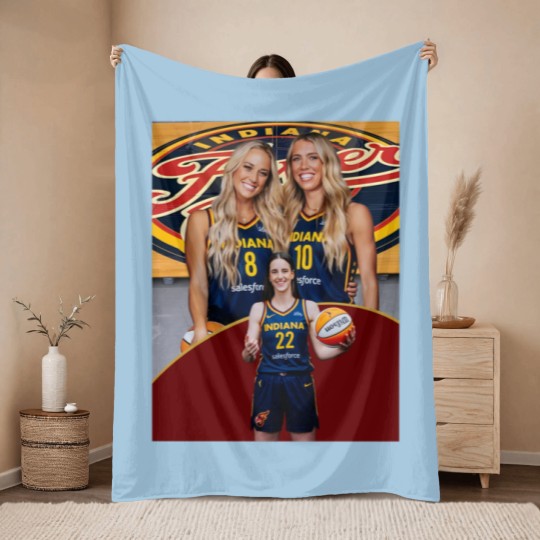 Discover Lexie Hull & Sophie Cunningham Indiana Fever Vintage Trio Throw Blankets – Step Sisters Throw Blankets
