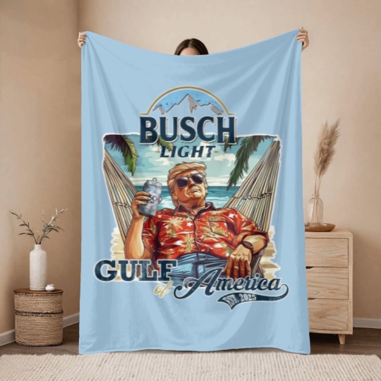 Discover Gulf of America Beer Throw Blankets