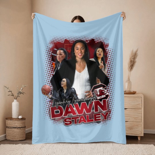 Discover Dawn Staley Tribute Throw Blankets, Dawn Staley Throw Blankets