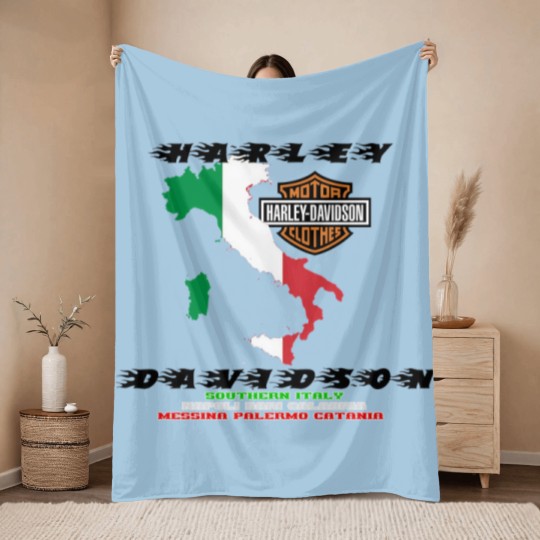 Discover HARLEY South Italy Throw Blankets