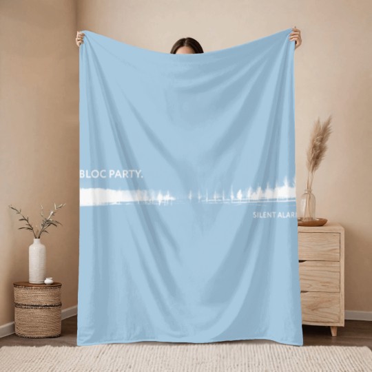 Discover Silent Alarm Remixed Bloc Party Throw Blankets