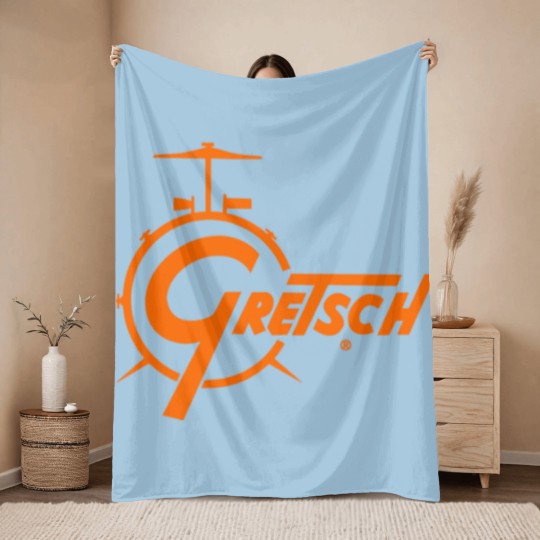 Discover GRETSCH DRUM LOGO Throw Blankets