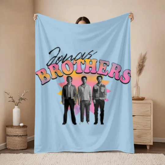 Discover Jonas Brothers Weve Been on Pink - Jonas Brothers Merch Throw Blankets