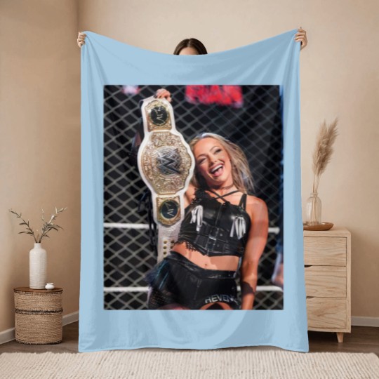 Discover Liv Morgan Wrestling Entertainment Gift For Fan Throw Blankets