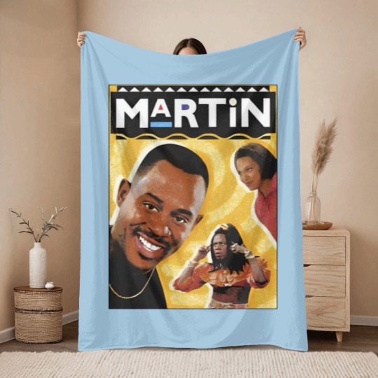 Discover Who Stole My Cd Player - Martin Show - Throw Blankets