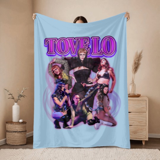 Discover Vintage Tove Lo 90s Throw Blankets, Tove Lo Bootleg Throw Blankets
