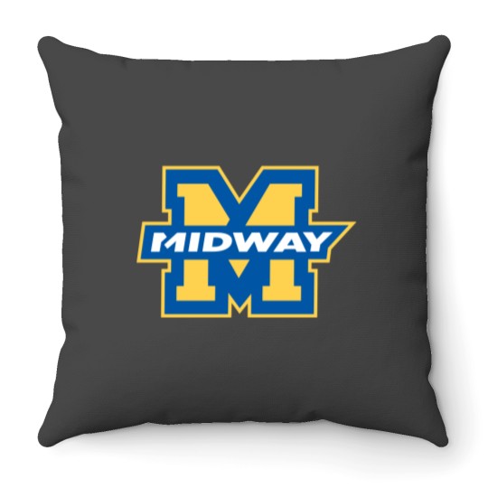 Discover Midway University Eagle Design Logo Throw Pillows