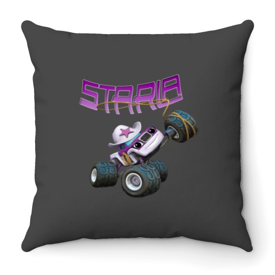 Discover STARLA - BLAZE AND THE MONSTER MACHINES Throw Pillows