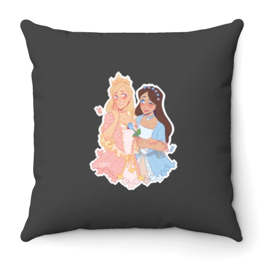 Discover BarbiePrincess and the Pauper Throw Pillows
