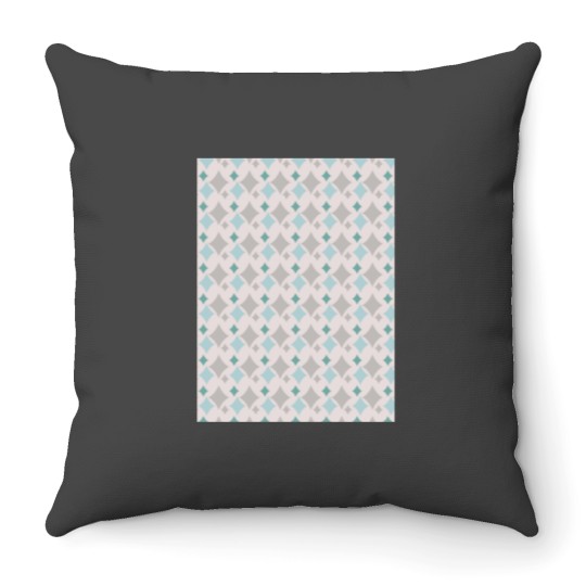 Discover Colorful Diamond Shapes Modern Maximalist Pattern Taupe Graphic Throw Pillows