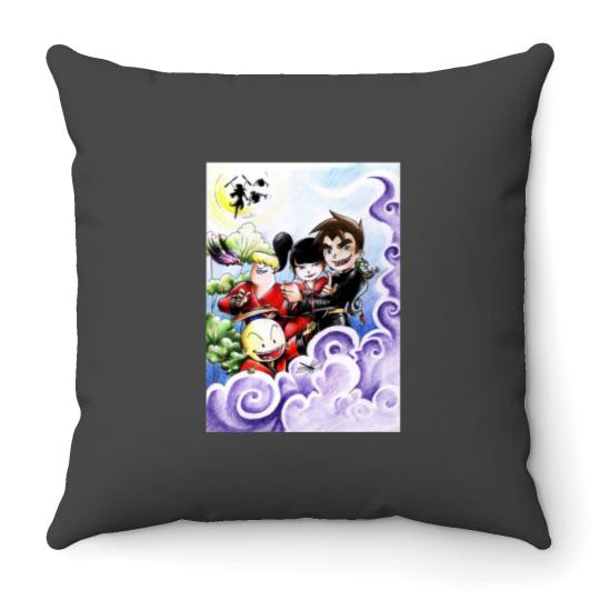 Discover Premium Xiaolin Showdown Throw Pillow