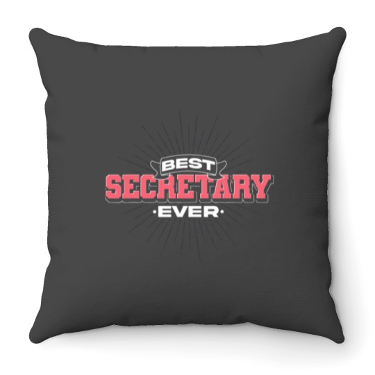 Discover Front Office Lady Best Secretary Ever Office Secretary Throw Pillows