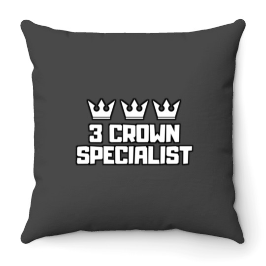 Discover 3 CROWN SPECIALIST Active Throw Pillows