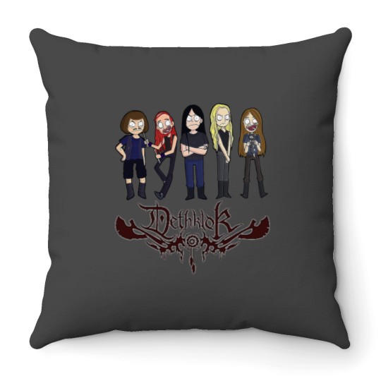Discover Dethklok Throw Pillows