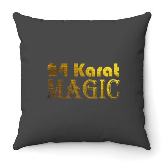 Discover 24 Karat Magic Throw Pillows
