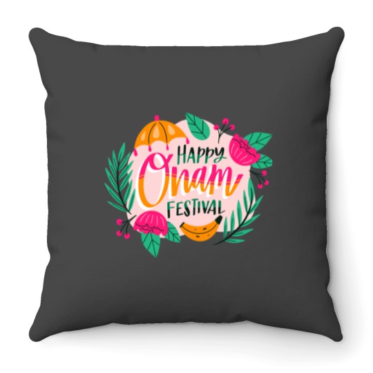 Discover Copy of Happy Onam Throw Pillows