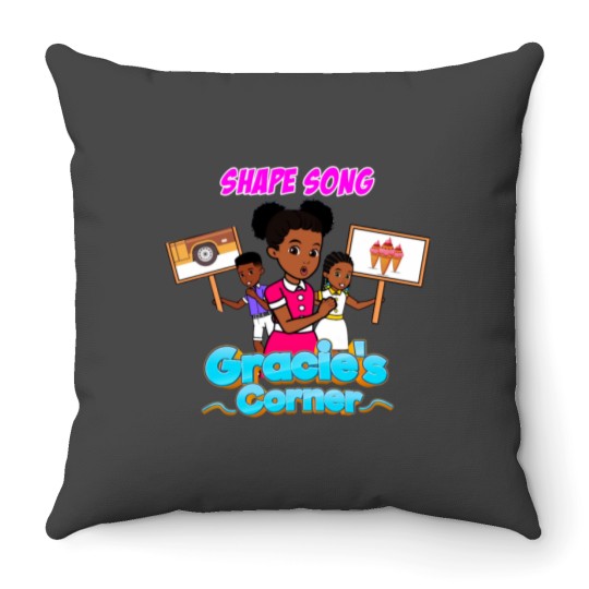 Discover Gracies Corner Phonics Kids Merch Throw Pillows