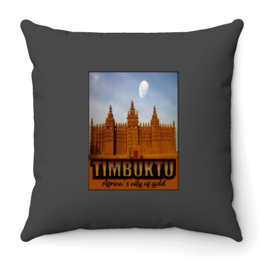 Discover Timbuktu Throw Pillows