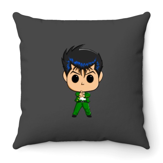 Discover Yusuke Funko Pop Throw Pillows